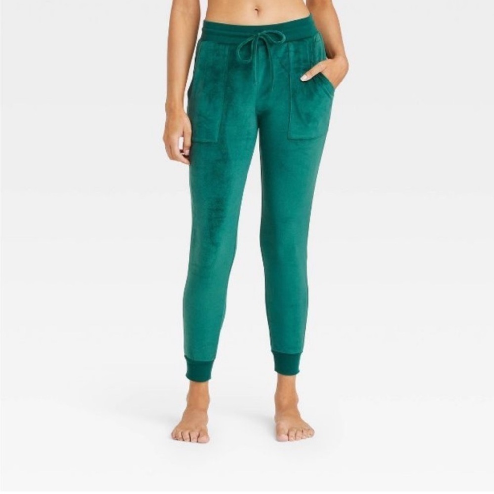 Stars Above Womens Green Lounge Casual Pants new